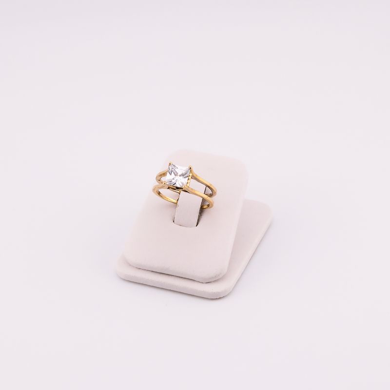 Anillo Solitario  14k 4g #7