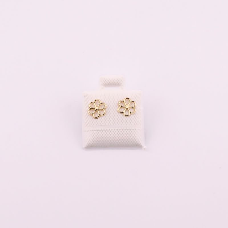 Broqueles Flor 6 Petales 10k 0.2g