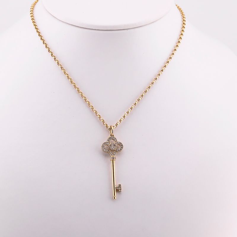Cadena C/ Dije Llave C/p Bacas  14k 7.2g