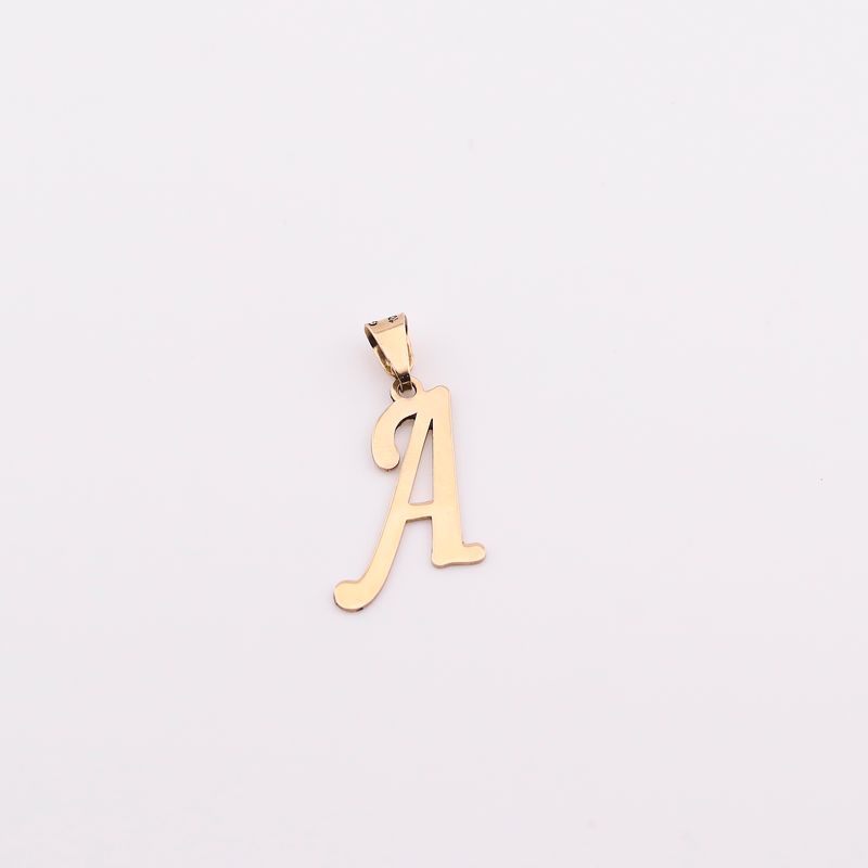 Dije Letra "a" 10k 0.9g