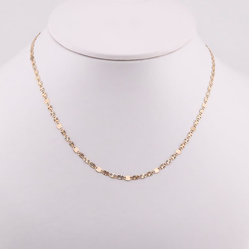 Cadena Mixta 14k 3.6g 60cm