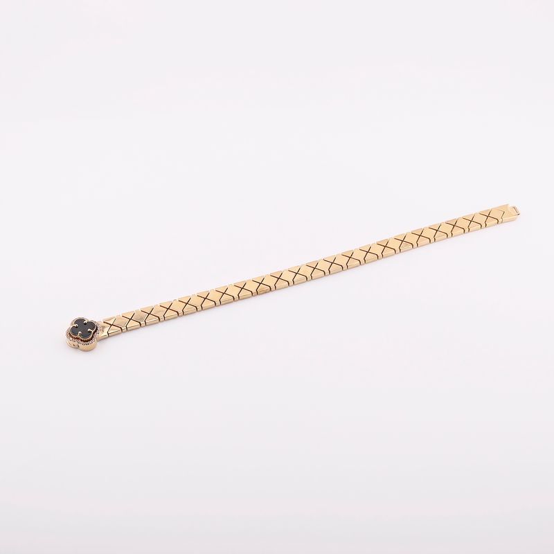 Pulso Trebol  14k 18g 19cm