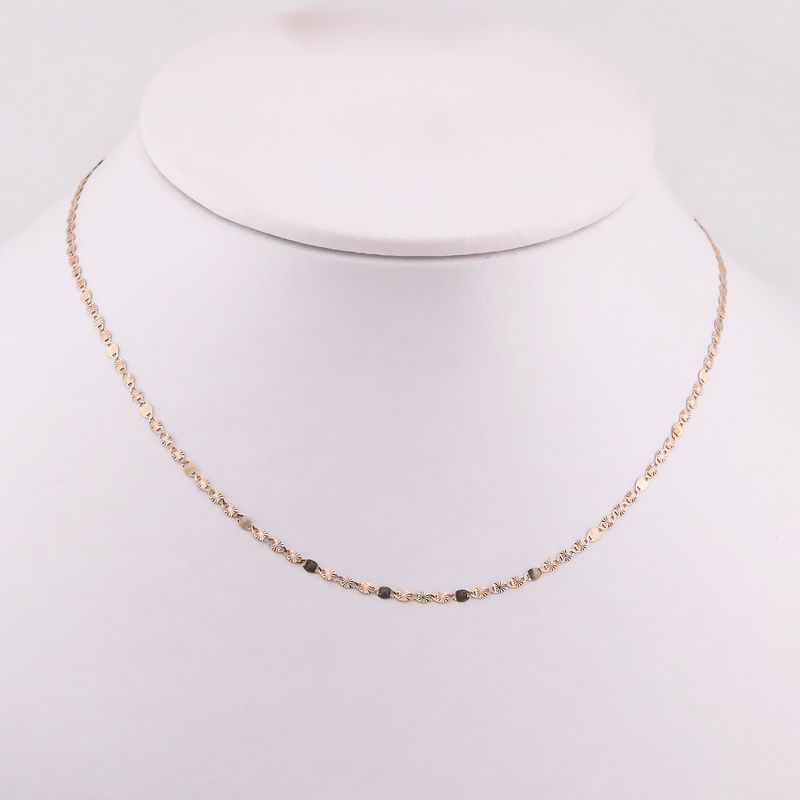 Cadena Mixta  14k 1.3g 45cm