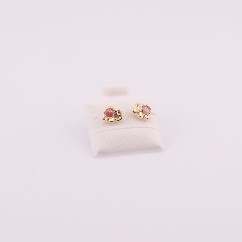 Broqueles Elefante Bolitas 10k  0.4g