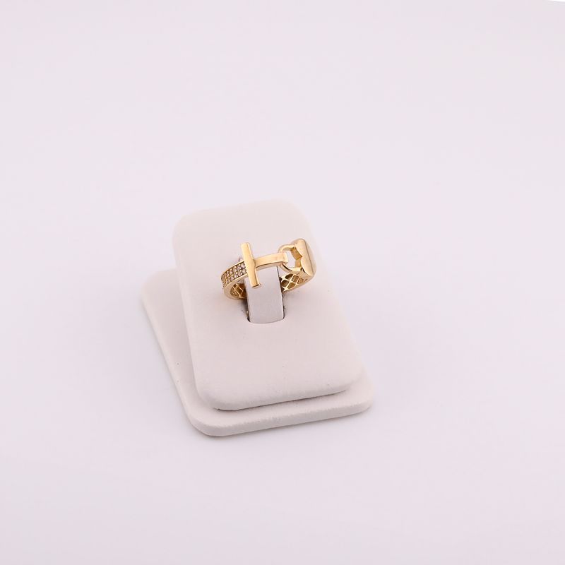 Anillo Cruz C/p 14k1.7 #6