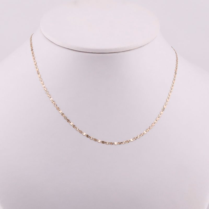 Cadena Mixta  14k 1.3g 50cm