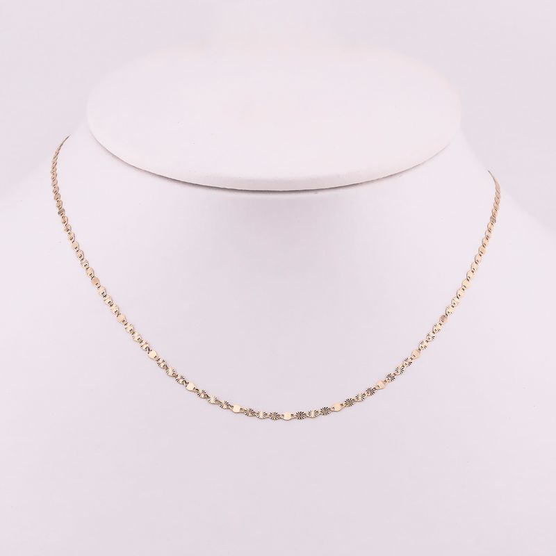 Cadena Mixta  14k 1.2g 45cm