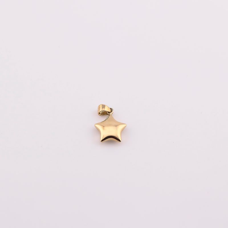 Dije Estrella Inflada 10k 0.8g
