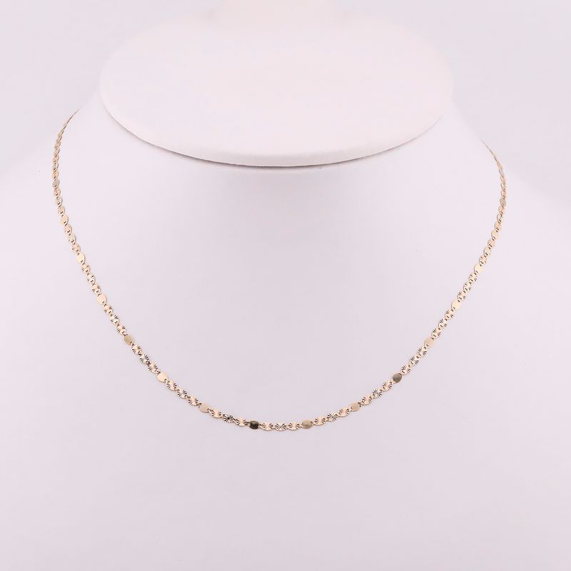 Cadena Mixta  14k 1.4g 45cm