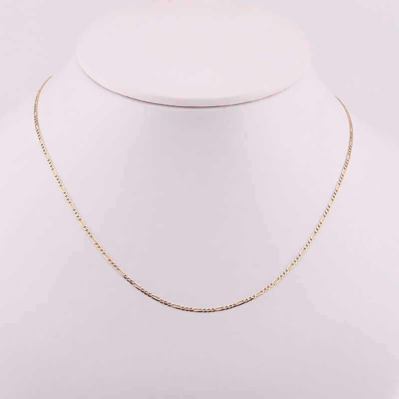 Cadena Cartier Dimant. 14k 1.8g 50cm