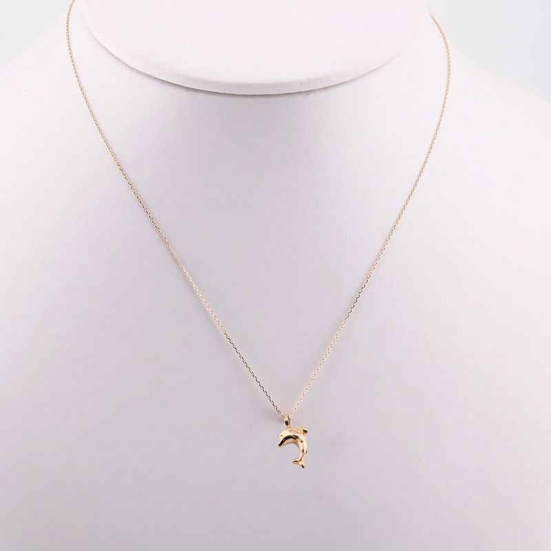 Gargantilla Delfin  14k 1.4g