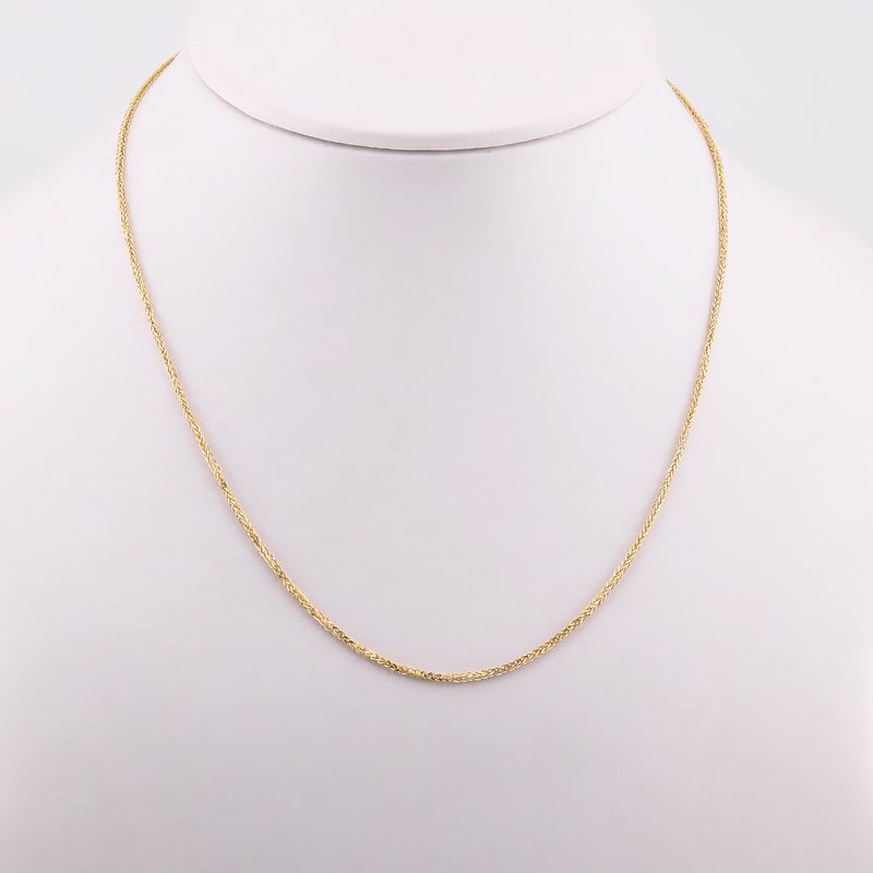 Cadena Espiga  14k  1.5g 45cm