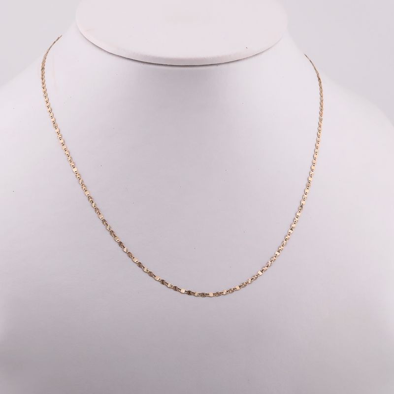 Cadena Mixta  14k 1.3g 45cm