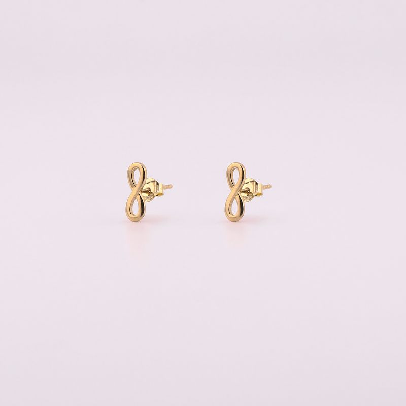 Aretes Infinito 14k 1.1g