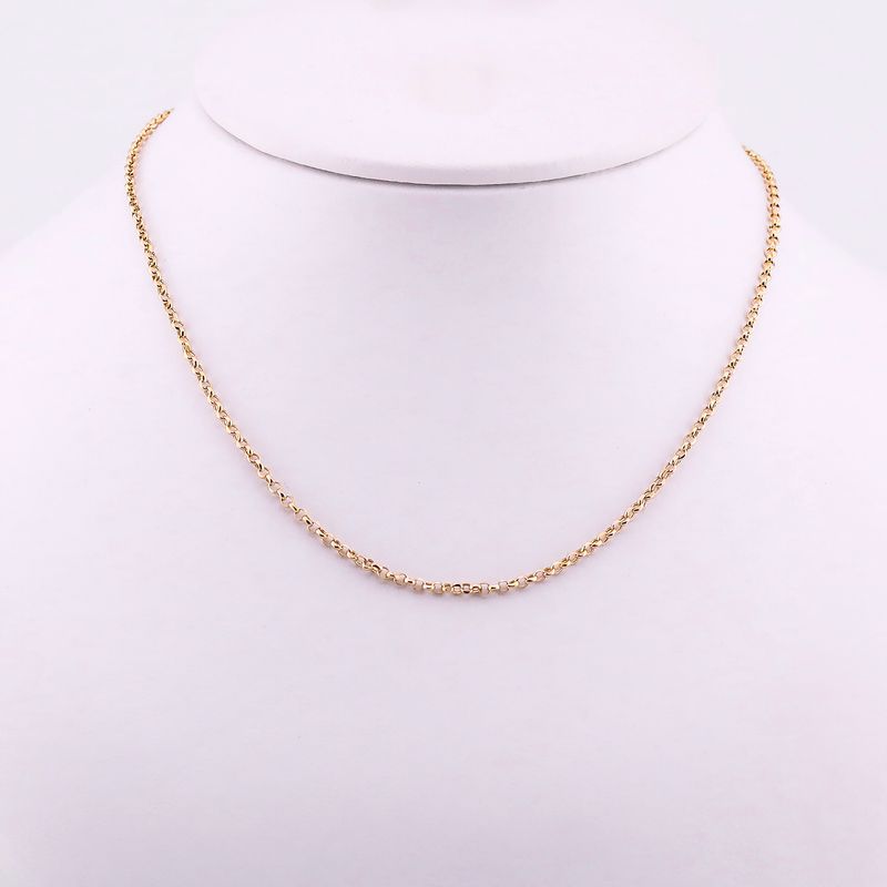 Cadena Eslabon  14k 2.1g 45cm