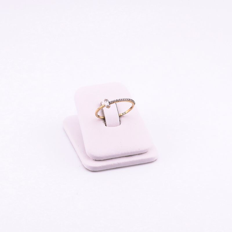 Anillo C/p Bca  10k 1g #8.5