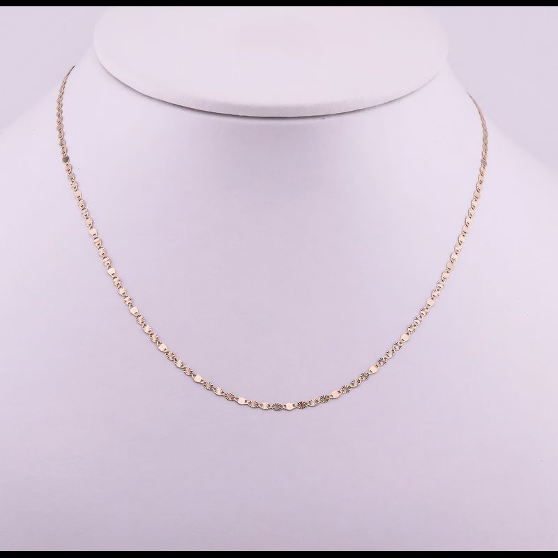 Cadena Mixta 14k 1.4g 50cm
