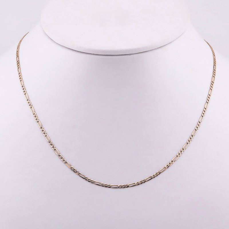 Cadena Mixta  14k 2.6g 60cm