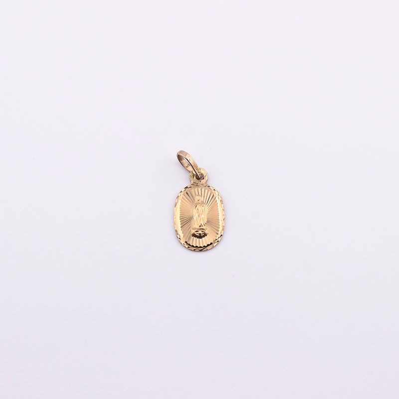 Dije Virgen Ovalo  10k 0.6g