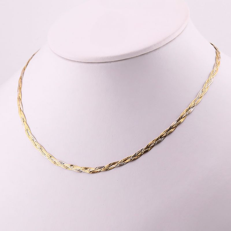 Gargantilla Trenzada  14k 6.6g