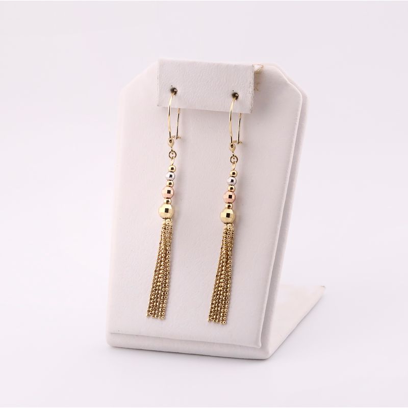 Aretes Largos 14k 3.2g