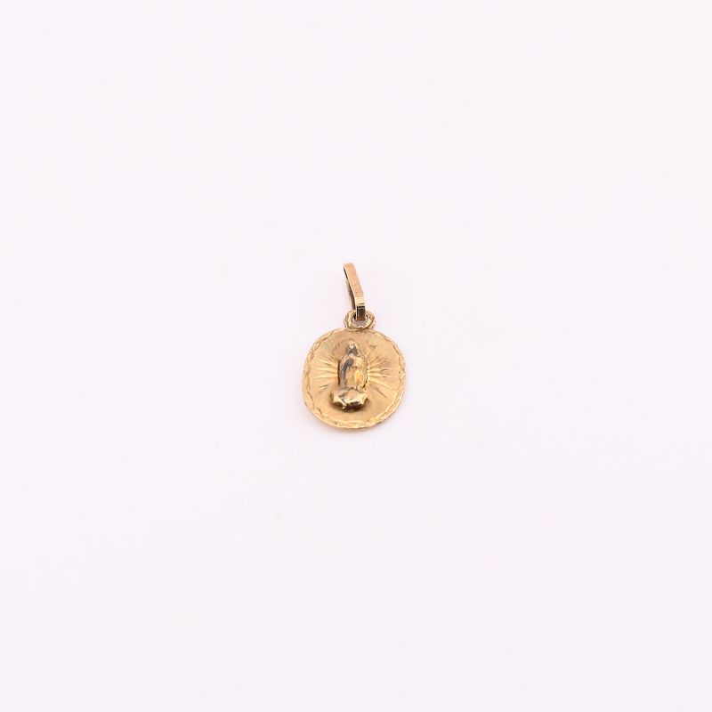 Dije Ovalo Virgen 10k 0.6g