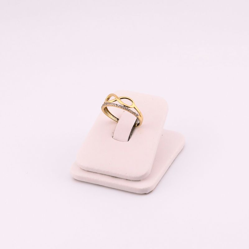 Anillo Infinito C/p 14k 1.5g #7