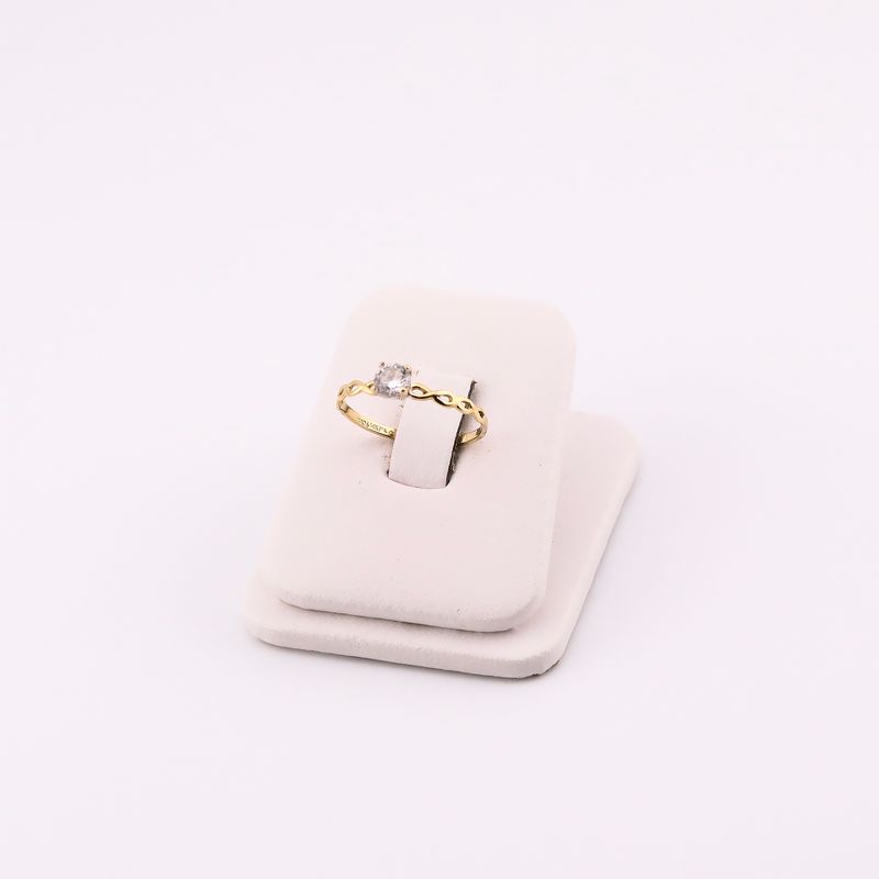 Anillo C/p Bca  14k 0.9g #6.5