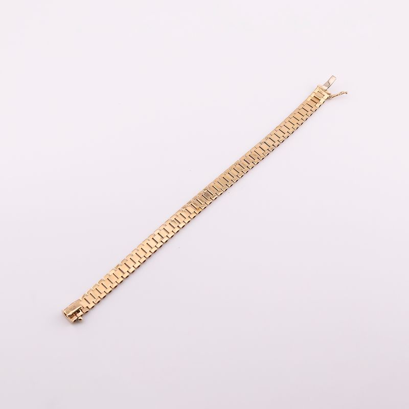 Pulso Tipo Rolex 14k 14.3g 18cm