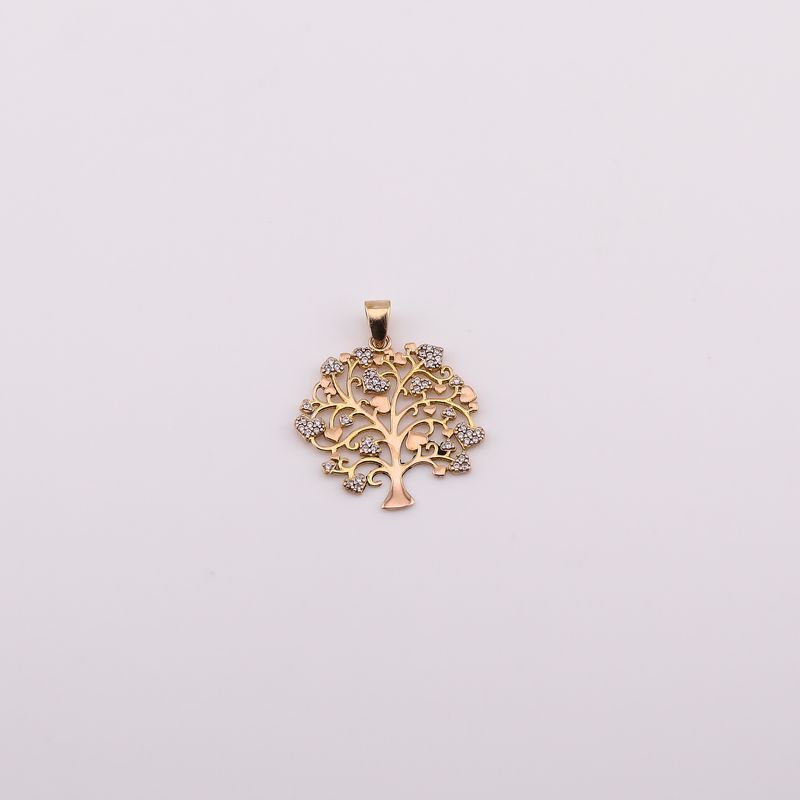 Dije Arbol C/p  14k 2g