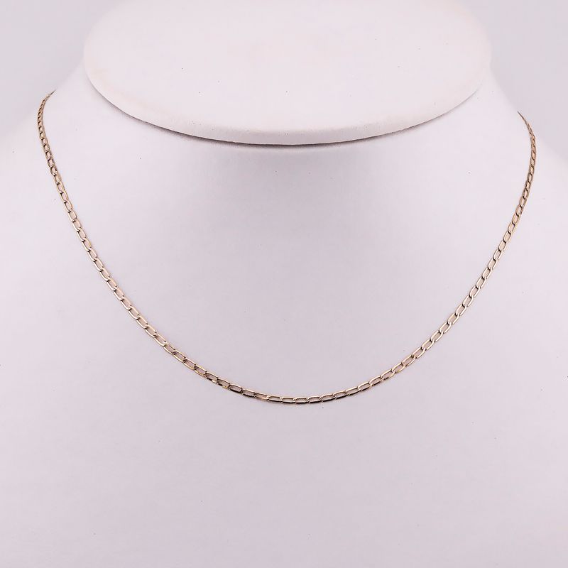 Cadena Eslabon Dimant. 14k 1.2g