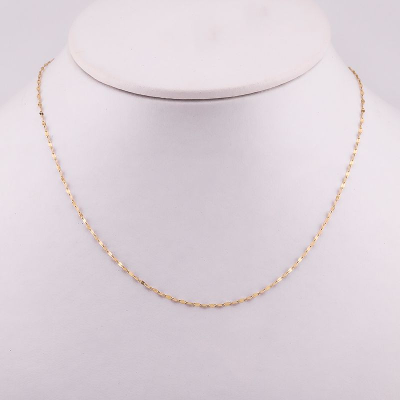 Cadena Granito De Café 14k 0.7g 45cm