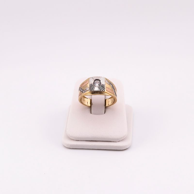 Anillo Tns C/p 14k 6.3g #10