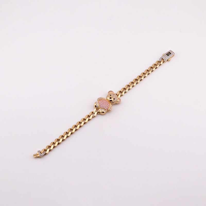 Pulso Oso C/p 14k 15.5g 18cm