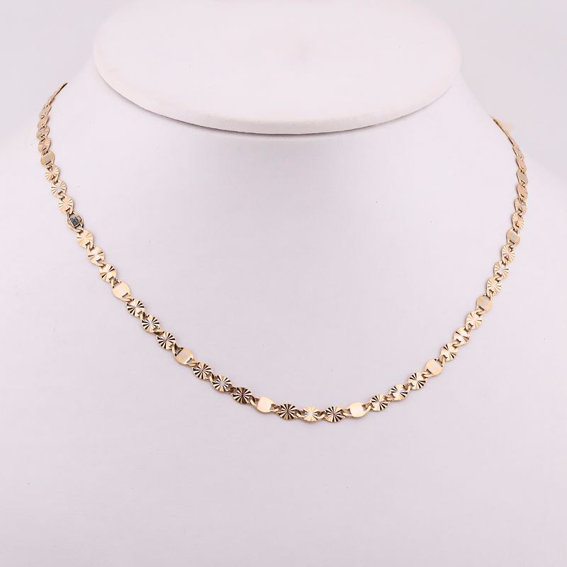 Cadena Mixta 14k 5.8g 50cm