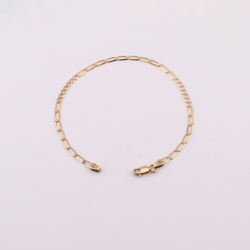 Pulso Eslabon 14k 1.6g 18cm