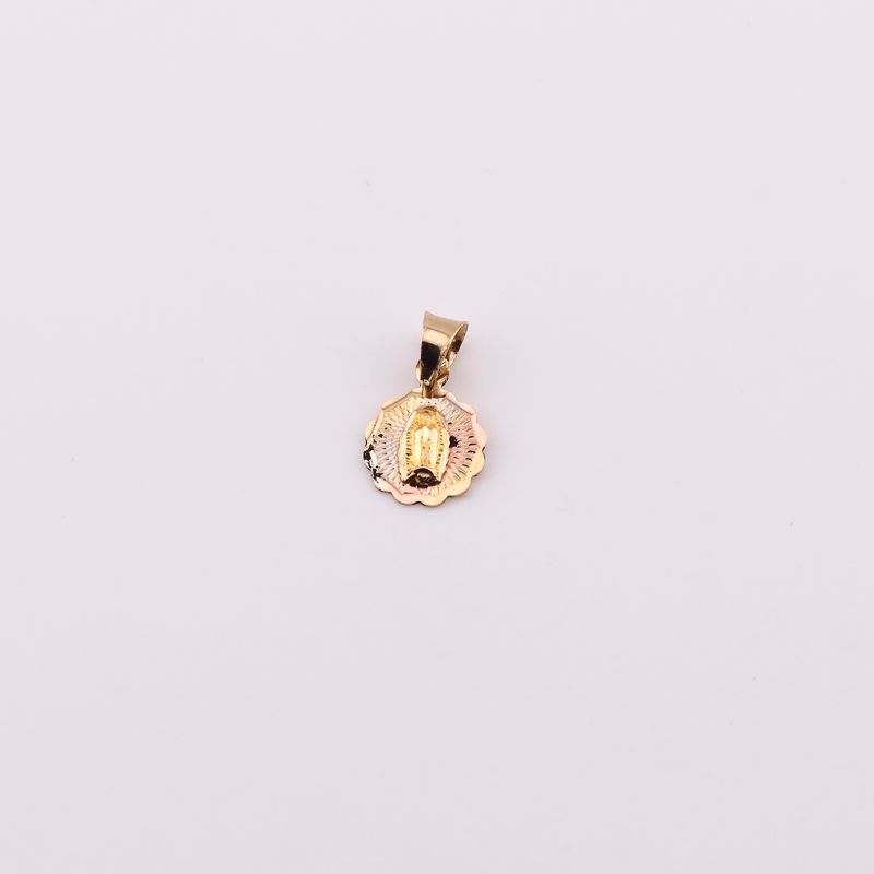 Dije Virgen Flor 14k 0.6g