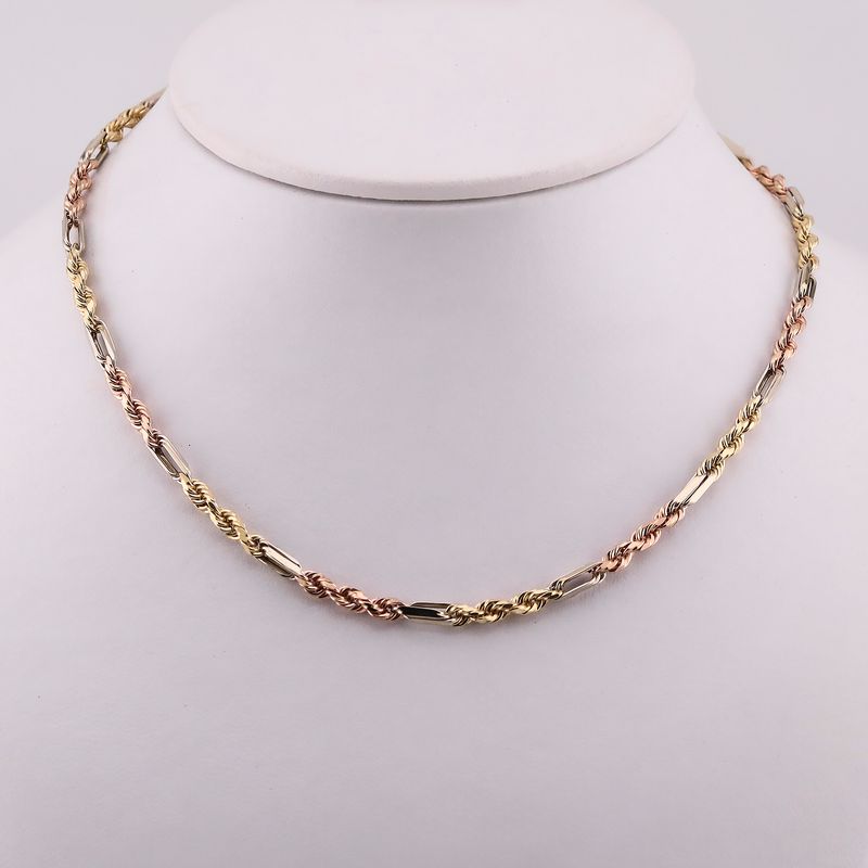 Cadena Figaro 14k 14.6g 60cm