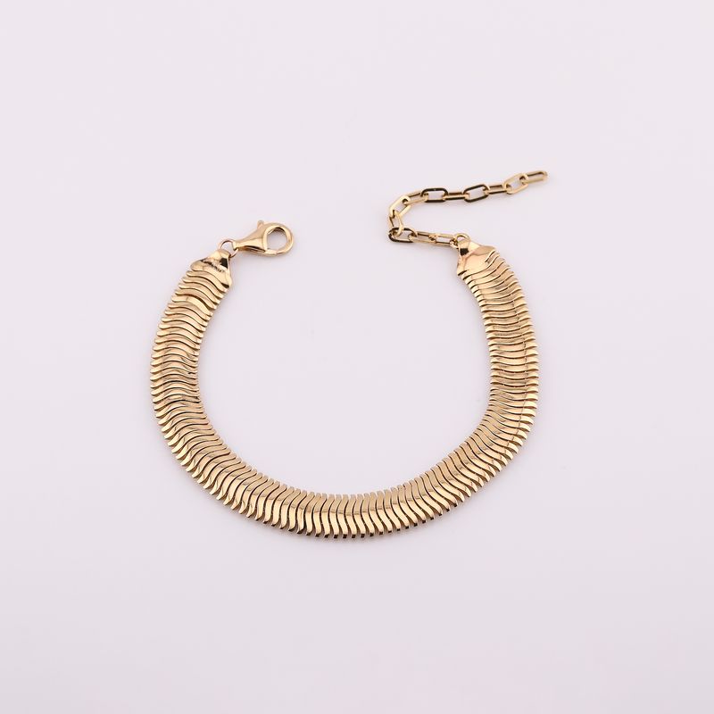 Pulso Panza De Vibora 14k 12.4g 18cm