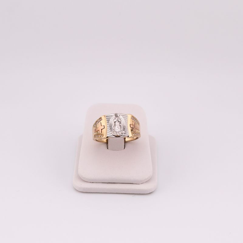 Anillo Virgen C/p 14k 6g #10.5