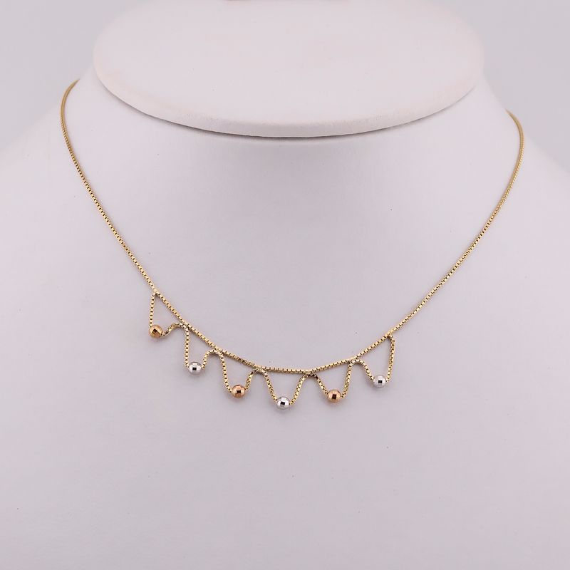 Gargantilla Borlas 14k 3.2g