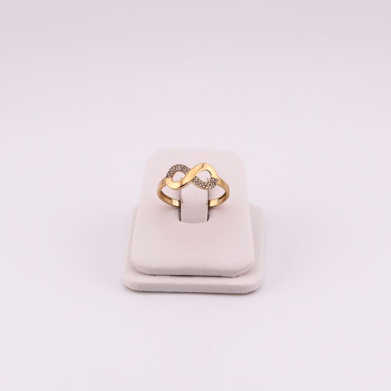 Anillo Infinito C/p 14k 1.8g #9