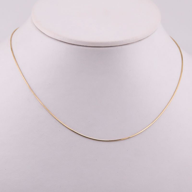 Cadena Cola De Rata  14k 2.4g 45cm