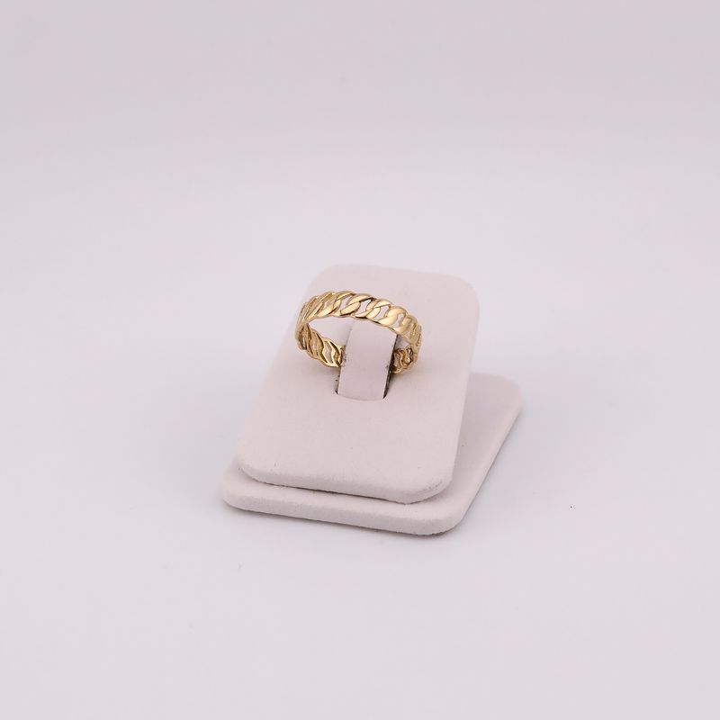 Anillo Eslabon 14k 1.8g #8.5