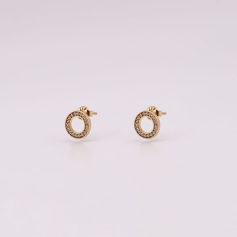 Aretes Circulo C/p 10k 1.4g