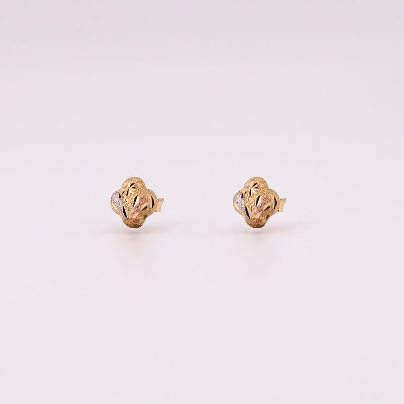 Aretes Satin. 14k 1.8g