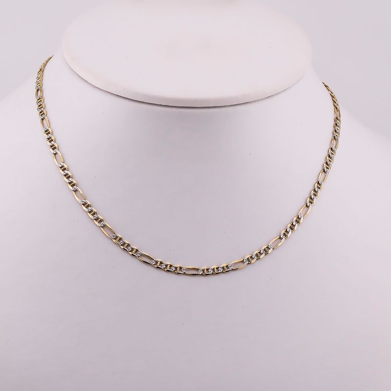 Cadena Mixta 14k 8.1g 50cm