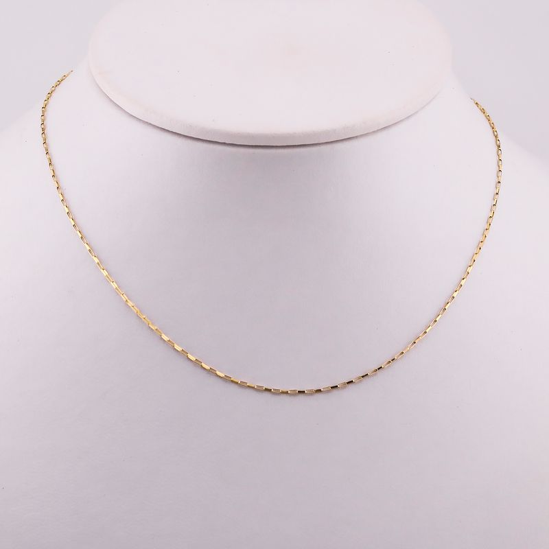 Cadena Eslabon Invert. 14k 1.4g 55cm