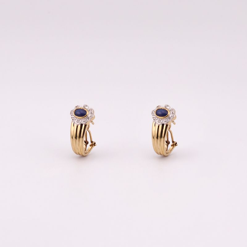 Aretes C/p Morada 14k 5.1g