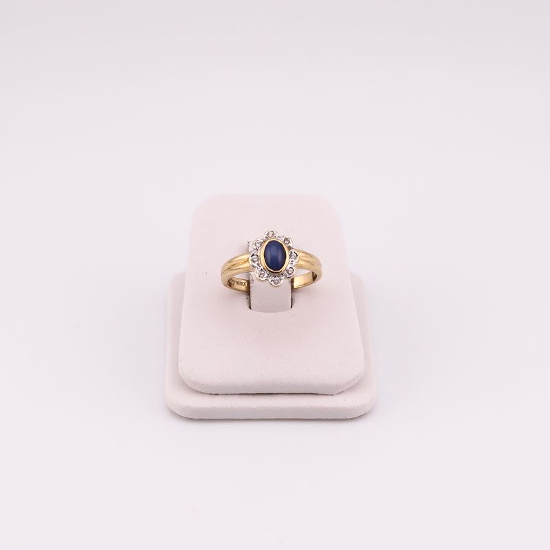 Anillo C/p Morada 14k 3g #7